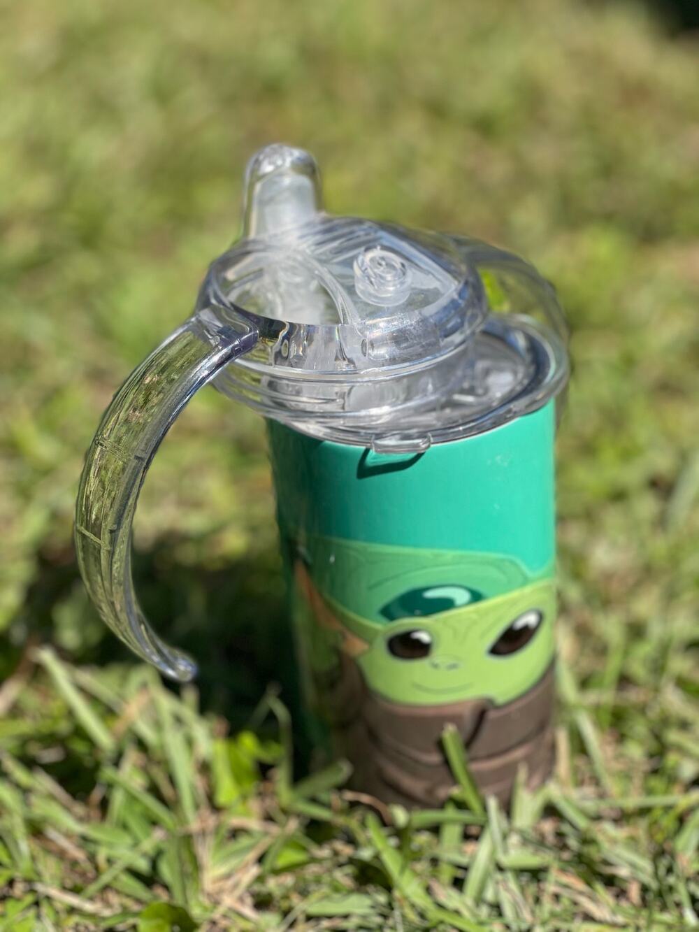 12oz Stainless Steel Sippy Cup/Tumbler Baby Yoda
